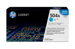 HP 504A Cyan Original LaserJet Toner Cartridge (CE251A)